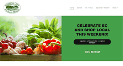 Desktop Screenshot of missioncityfarmersmarket.com