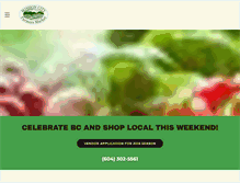 Tablet Screenshot of missioncityfarmersmarket.com